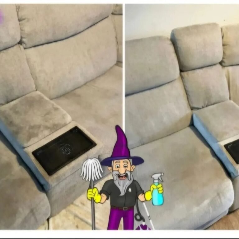 Upholstery cleaning by Merlin's Cleaning Services